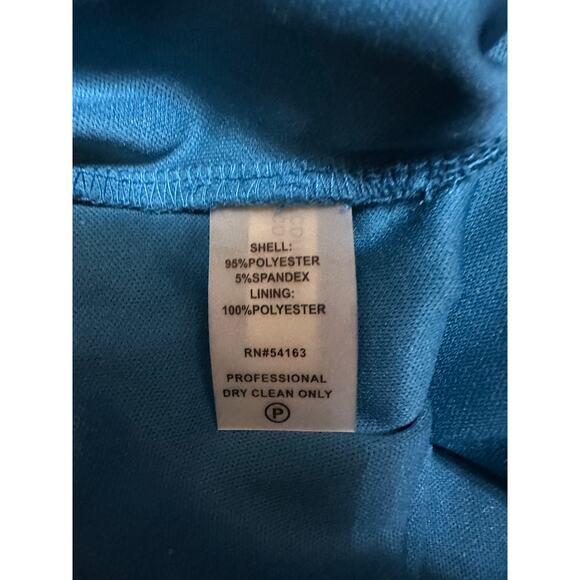 Calvin Klein Blue Animal Print Sheath Dress Size 2 NWT - Picture 8 of 8